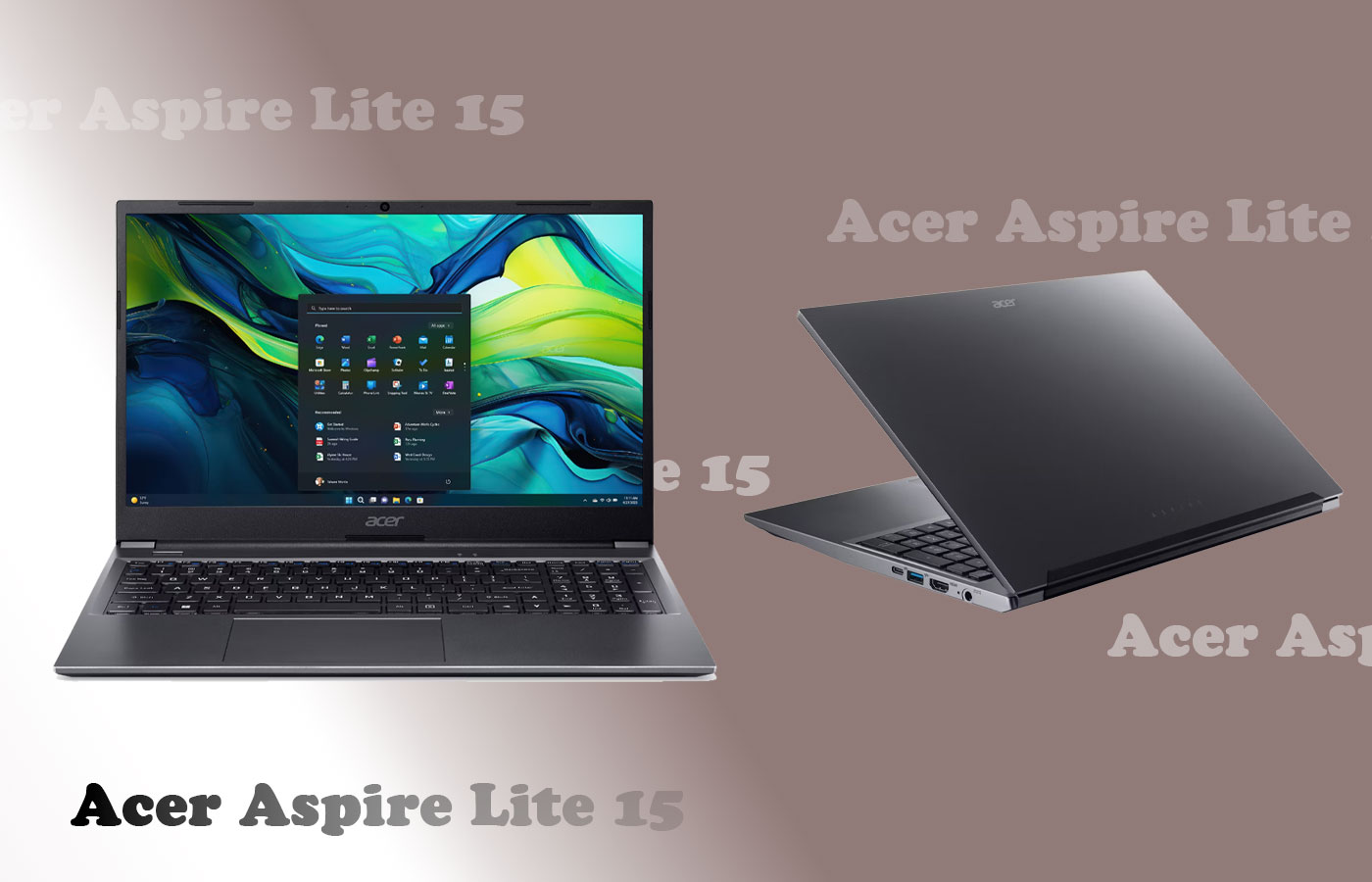 لپ تاپ 15.6 اینچی ایسر مدل Acer Aspire Lite 15 R7-5700U